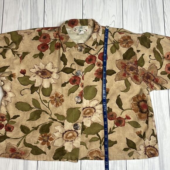 Vintage Orvis Floral Boxy Jacket XL - Picture 6 of 8